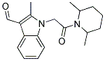 1-[2-(2,6-DIMETHYL-1-PIPERIDINYL)-2-OXOETHYL]-2-METHYL-1H-INDOLE-3-CARBALDEHYDE Struktur