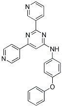 (4-PHENOXY-PHENYL)-(6-PYRIDIN-4-YL-2-PYRIDIN-3-YL-PYRIMIDIN-4-YL)-AMINE Struktur