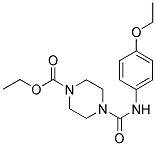 ETHYL 4-(N-(4-ETHOXYPHENYL)CARBAMOYL)PIPERAZINECARBOXYLATE Struktur