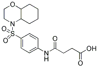 4-[(4-((OCTAHYDRO-(2H)-1,4-BENZOXAZIN-4-YL)SULPHONYL)PHENYL)AMINO]-4-OXOBUTANOIC ACID Struktur