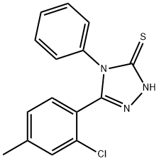 5-(2-クロロ-4-メチルフェニル)-4-フェニル-4H-1,2,4-トリアゾール-3-チオール price.