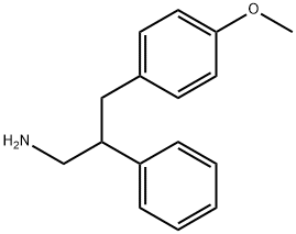 3-(4-METHOXY-PHENYL)-2-PHENYL-PROPYLAMINE Struktur