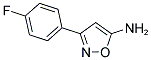 3-(4-FLUOROPHENYL)ISOXAZOL-5-AMINE Struktur