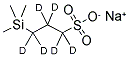 3-(TRIMETHYLSILYL)-1-PROPANESULFONIC ACID-D6 SODIUM SALT Struktur