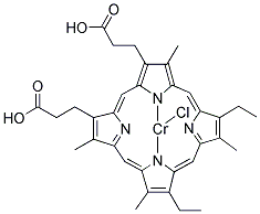 CR(III) MESOPORPHYRIN IX CHLORIDE Struktur