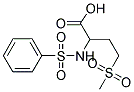 4-(METHYLSULFONYL)-2-[(PHENYLSULFONYL)AMINO]BUTANOIC ACID Struktur