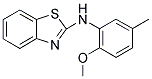 BENZOTHIAZOL-2-YL-(2-METHOXY-5-METHYL-PHENYL)-AMINE Struktur