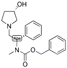 (2'S,3S)-[2-(3-HYDROXYPYRROLIDIN-1-YL)-1-PHENYLETHYL]METHYLCARBAMIC ACID BENZYL ESTER Struktur