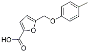 5-P-TOLYLOXYMETHYL-FURAN-2-CARBOXYLIC ACID Struktur