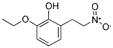 1-(3-ETHOXY-2-HYDROXYPHENYL)-2-NITROETHANE Struktur