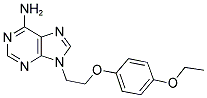 9-[2-(4-ETHOXYPHENOXY)ETHYL]-9H-PURIN-6-AMINE Struktur