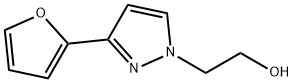 2-[3-(2-FURYL)-1H-PYRAZOL-1-YL]-1-ETHANOL Struktur