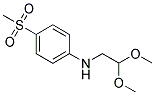 N-(2,2-DIMETHOXYETHYL)-N-[4-(METHYLSULFONYL)PHENYL]AMINE Struktur