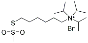 6-(TRIISOPROPYLAMMONIUM)HEXYL METHANETHIOSULFONATE BROMIDE Struktur