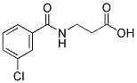 3-[(3-CHLOROBENZOYL)AMINO]PROPANOIC ACID Struktur