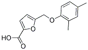 5-[(2,4-DIMETHYLPHENOXY)METHYL]-2-FUROIC ACID Struktur