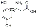 (R)-3-AMINO-3-(3-HYDROXY-PHENYL)-PROPANOIC ACID HYDROCHLORIDE Struktur