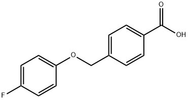 4-(4-FLUORO-PHENOXYMETHYL)-BENZOIC ACID Struktur