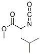 METHYL-2-ISOCYANATO-4-METHYLPENTANOATE Struktur