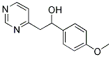 1-(4-METHOXYPHENYL)-2-PYRIMIDIN-4-YL ETHANOL Struktur