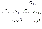 2-[(4-METHOXY-6-METHYLPYRIMIDIN-2-YL)OXY]BENZALDEHYDE Struktur