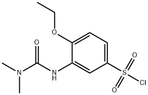 3-(3,3-DIMETHYL-UREIDO)-4-ETHOXY-BENZENESULFONYL CHLORIDE Struktur