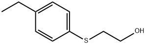 4-ETHYLPHENYLTHIOETHANOL Struktur