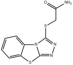 2-(BENZO[4,5]THIAZOLO[2,3-C][1,2,4]TRIAZOL-3-YLSULFANYL)-ACETAMIDE Struktur