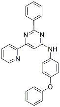 (4-PHENOXY-PHENYL)-(2-PHENYL-6-PYRIDIN-2-YL-PYRIMIDIN-4-YL)-AMINE Struktur