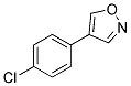 4-(4-CHLOROPHENYL)ISOXAZOLE Struktur