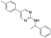 5-(4-METHYLPHENYL)-N-(1-PHENYLETHYL)PYRIMIDIN-2-AMINE Struktur