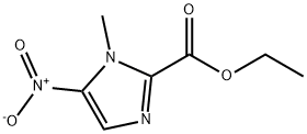 ETHYL 1-METHYL-5-NITROIMIDAZOLE-2-CARBOXYLATE Struktur