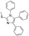 2-(METHYLTHIO)-1,4,5-TRIPHENYL-1H-IMIDAZOLE Struktur