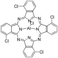 CHLOROALUMINUM CHLOROPHTHALOCYANINE Struktur