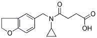 4-[CYCLOPROPYL((2,3-DIHYDROBENZOFURAN-5-YL)METHYL)AMINO]-4-OXOBUTANOIC ACID Struktur