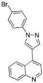 4-[1-(4-BROMOPHENYL)-1H-PYRAZOL-4-YL]QUINOLINE Struktur