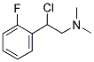 2-CHLORO-2-(2-FLUOROPHENYL)-N,N-DIMETHYLETHANAMINE Struktur