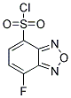 4-(CHLOROSULFONYL)-7-FLUORO-2,1,3-BENZOXADIAZOLE Struktur