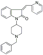 1-(1-BENZYLPIPERIDIN-4-YL)-1,3-DIHYDRO-3-((PYRIDIN-2-YL)METHYLENE)-(2H)-INDOL-2-ONE