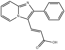 3-(2-PHENYL-IMIDAZO[1,2-A]PYRIDIN-3-YL)-ACRYLIC ACID Struktur