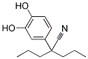 4-CYANO-4-(3,4-DIHYDROXYPHENYL)-HEPTANE Struktur