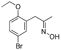 (5-BROMO-2-ETHOXYPHENYL)ACETONE OXIME Struktur