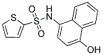 N-(4-HYDROXY-1-NAPHTHYL)-2-THIOPHENESULFONAMIDE Struktur