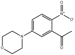 1-(5-MORPHOLINO-2-NITROPHENYL)-1-ETHANONE Struktur