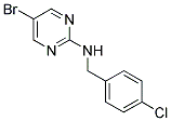 (5-BROMO-PYRIMIDIN-2-YL)-(4-CHLORO-BENZYL)-AMINE Struktur