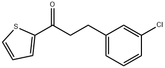 3-(3-CHLOROPHENYL)-1-(2-THIENYL)-1-PROPANONE Struktur