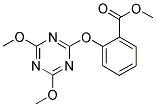 2-[(4,6-DIMETHOXYTRIAZIN-2-YL)OXY]BENZOIC ACID, METHYL ESTER Struktur