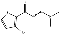 1-(3-BROMO-2-THIENYL)-3-(DIMETHYLAMINO)-2-PROPEN-1-ONE Struktur