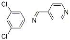 3,5-DICHLORO-N-[-PYRIDIN-4-YLMETHYLIDENE]ANILINE Struktur