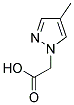 (4-METHYL-PYRAZOL-1-YL)-ACETIC ACID Struktur